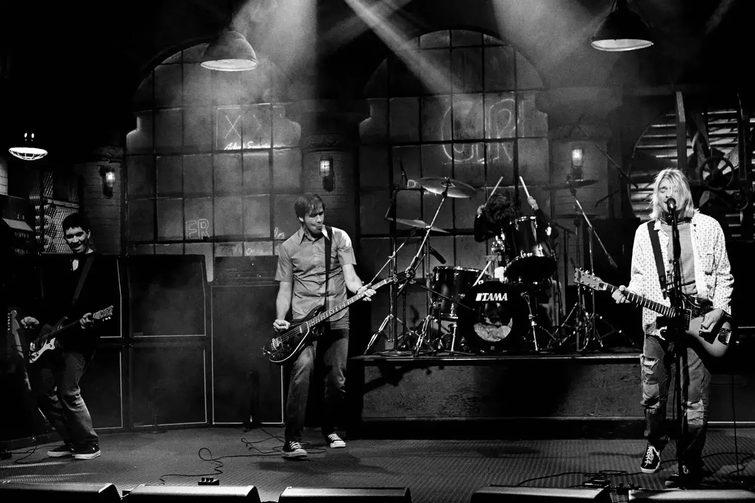 Nirvana reunite with Post Malone on vocals for electrifying SNL50 'Smells Like Teen Spirit' performance Related images #7
