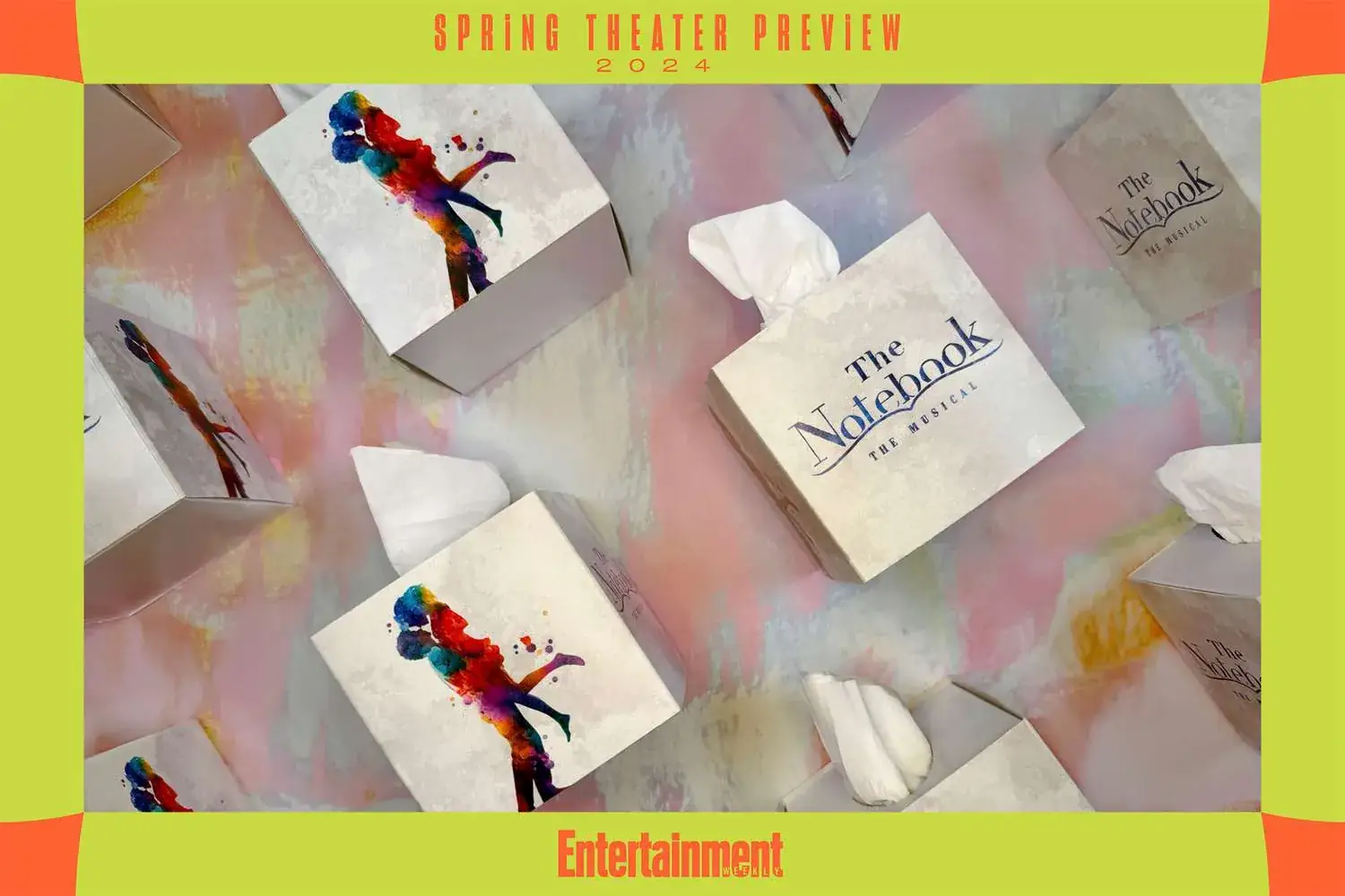 How a box of The Notebook tissues became Broadway's hottest merch Illustrations