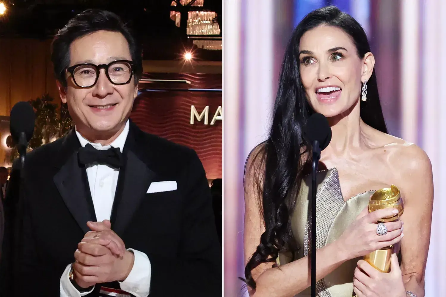 Ke Huy Quan 'teared up' when Demi Moore won her first Golden Globe: 'I know what that was like' Illustrations
