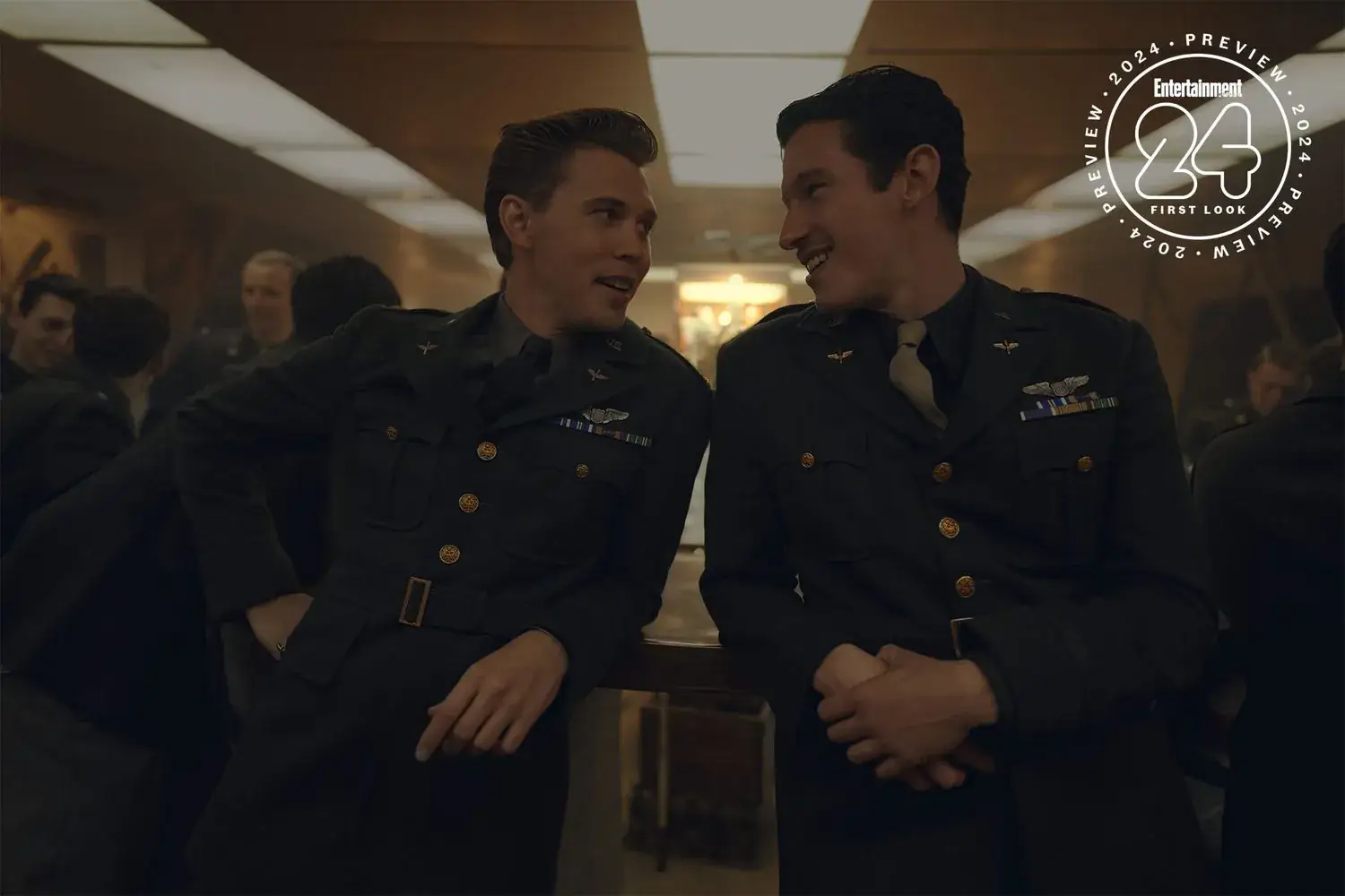 In Masters of the Air, Austin Butler and Callum Turner turn their eyes to the skies of World War II Illustrations