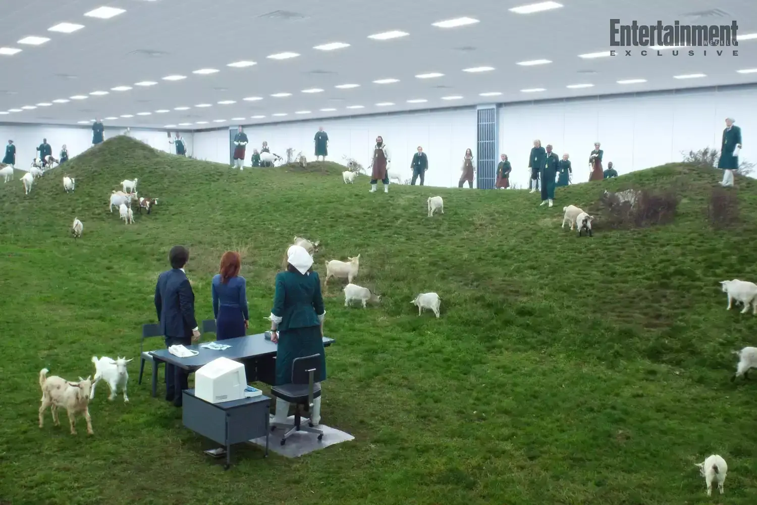 Gwendoline Christie breaks down that 'bizarre' and 'terrifying' Severance goat reveal (exclusive) Related images #5