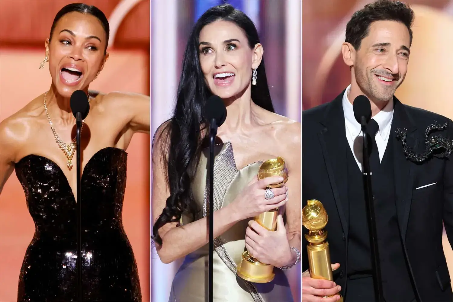 2025 Golden Globes winners announced: See the full list, from Best Actress surprises to Emilia Pérez domination Illustrations