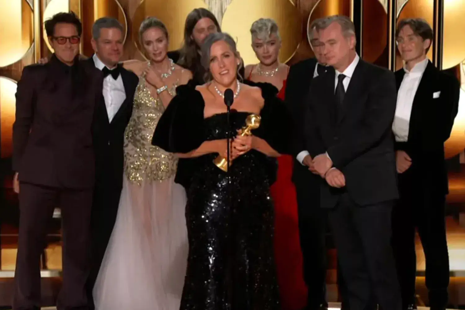 Oppenheimer, Succession dominate 2024 Golden Globes: See the full winners list Related images #5