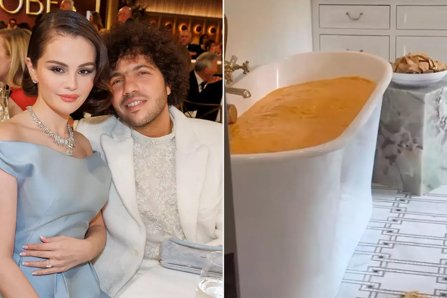 Benny Blanco gives Selena Gomez a bathtub full of cheese for Valentine’s Day — at what cost? Illustrations