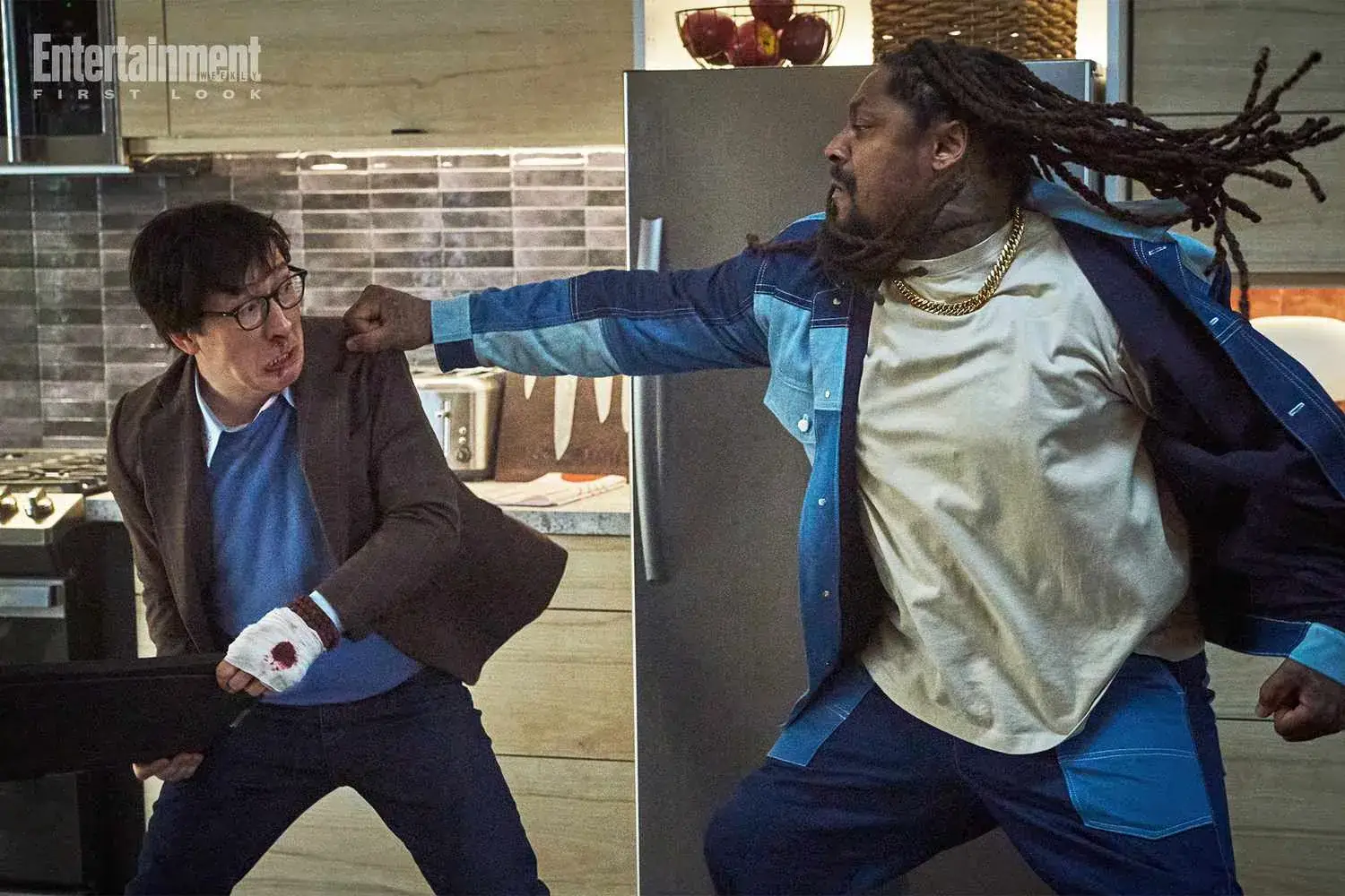 Ke Huy Quan is a 'different kind of action star' in exclusive Love Hurts first look: 'A badass doesn't have to look like a badass' Illustrations