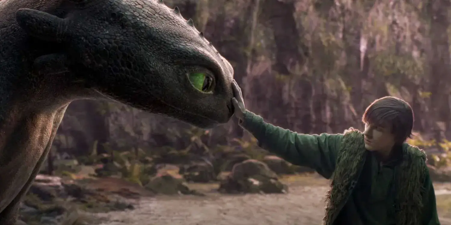 How to Train Your Dragon live-action trailer recreates Toothless and Hiccup's first meeting Illustrations