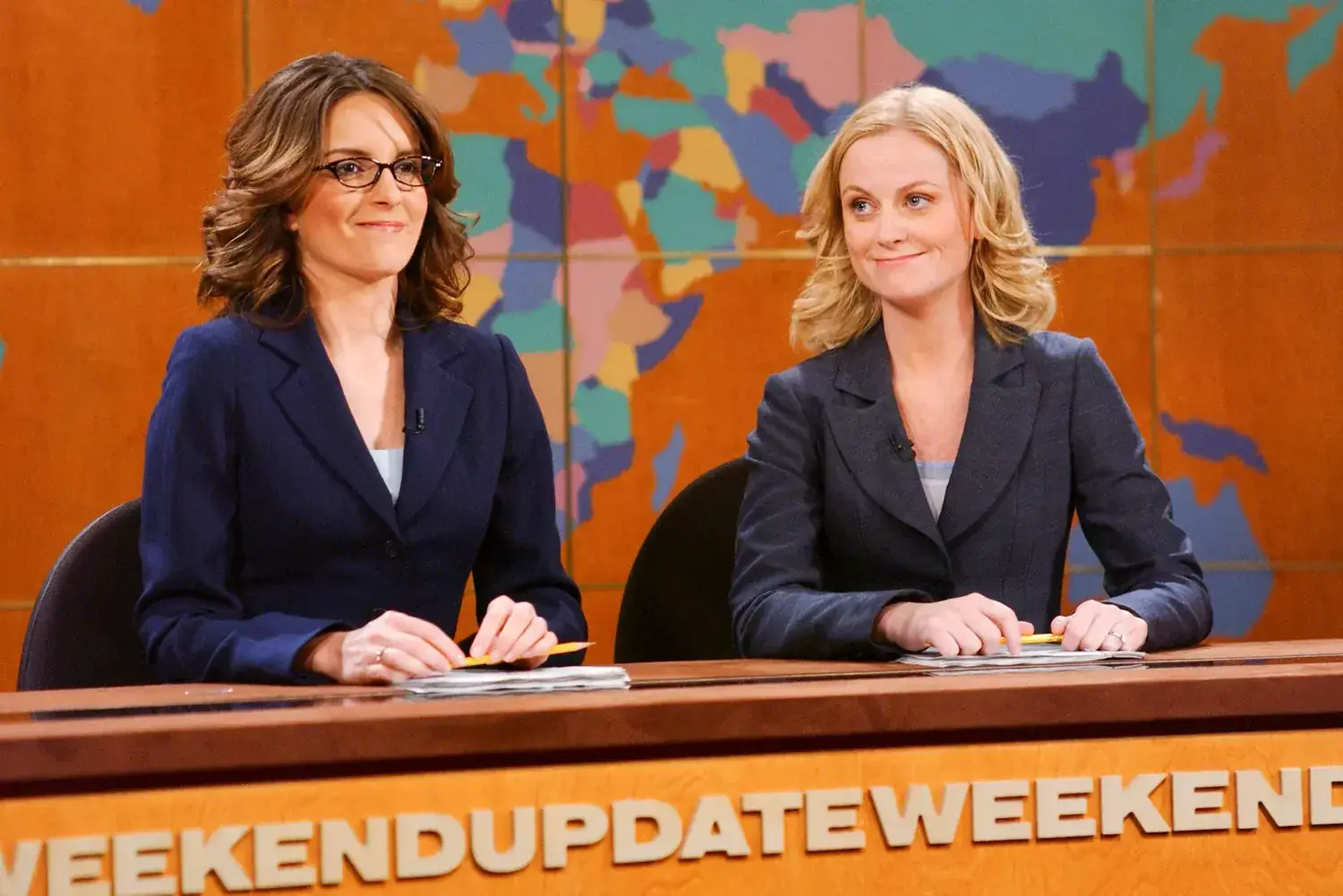 SNL stars Tina Fey and Amy Poehler co-anchor Emmys Weekend Update Related images #8