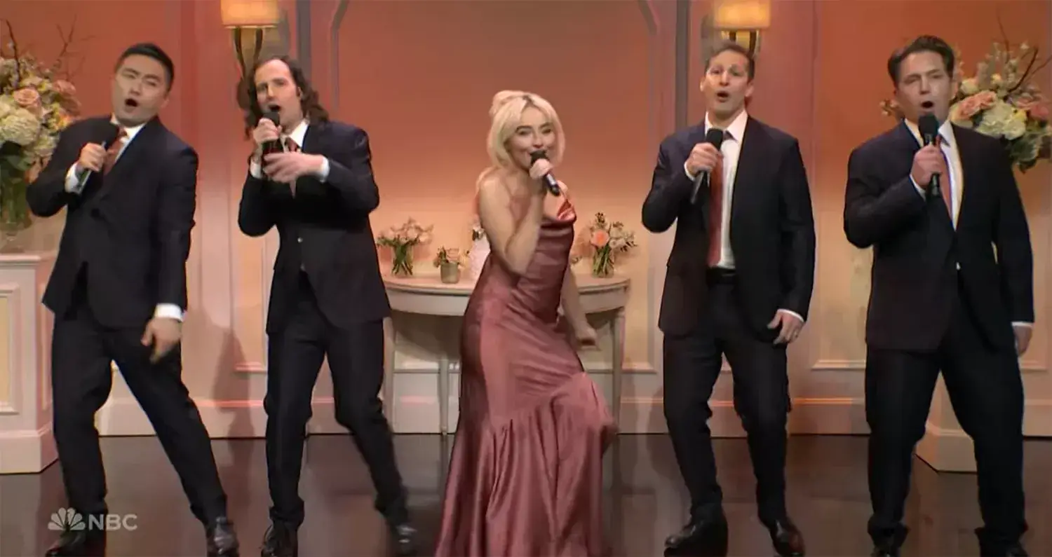 Sabrina Carpenter and SNL alums join Domingo and his 2 hot brothers at 50th anniversary special Related images #5