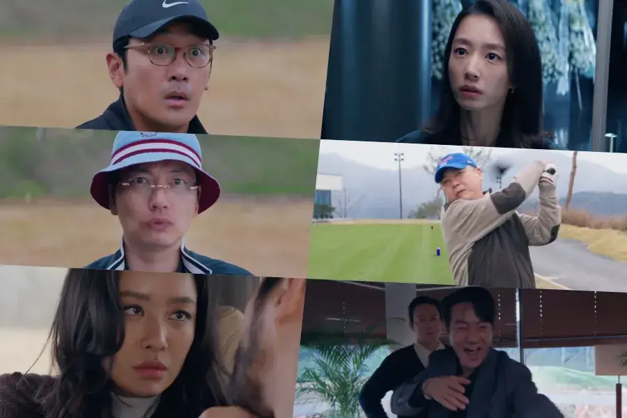 Watch: Ha Jung Woo, Kwak Sun Young, Lee Dong Hwi, And More Step Into The Cutthroat World Of Golf Lobbying In "Lobby" Teaser 그림