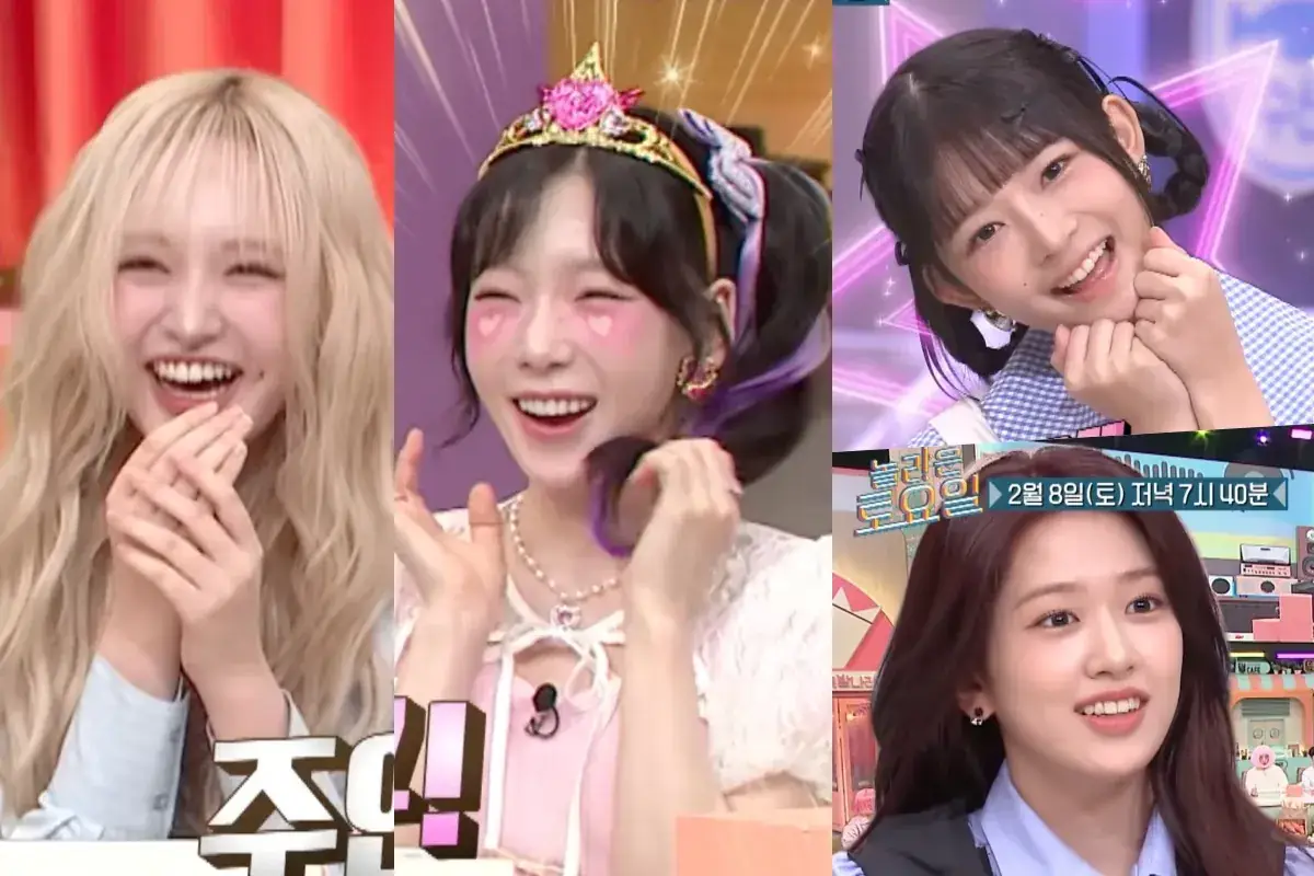 Watch: IVE's Liz Gets Shy Meeting Girls' Generation's Taeyeon In "Amazing Saturday" Preview 그림