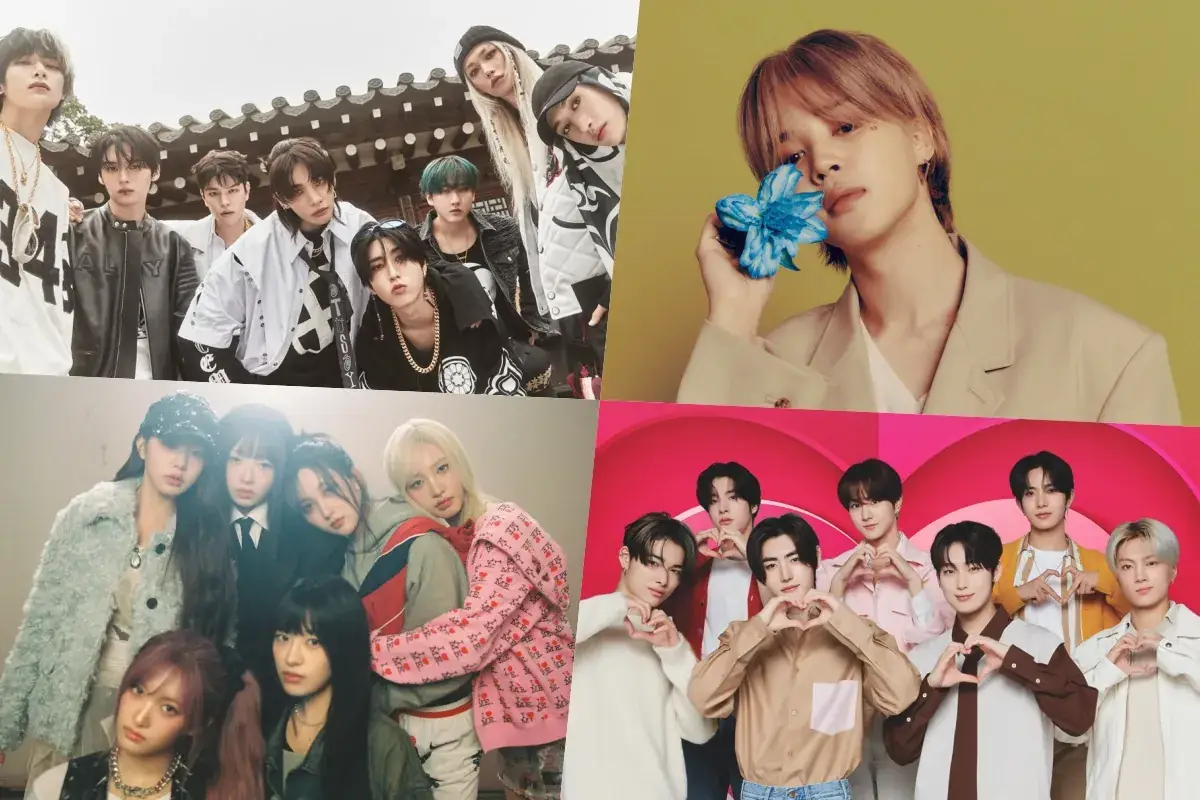 Stray Kids, BTS's Jimin, IVE, ENHYPEN, LE SSERAFIM, ATEEZ, And More Sweep Top Spots On Billboard World Albums Chart 주요 이미지