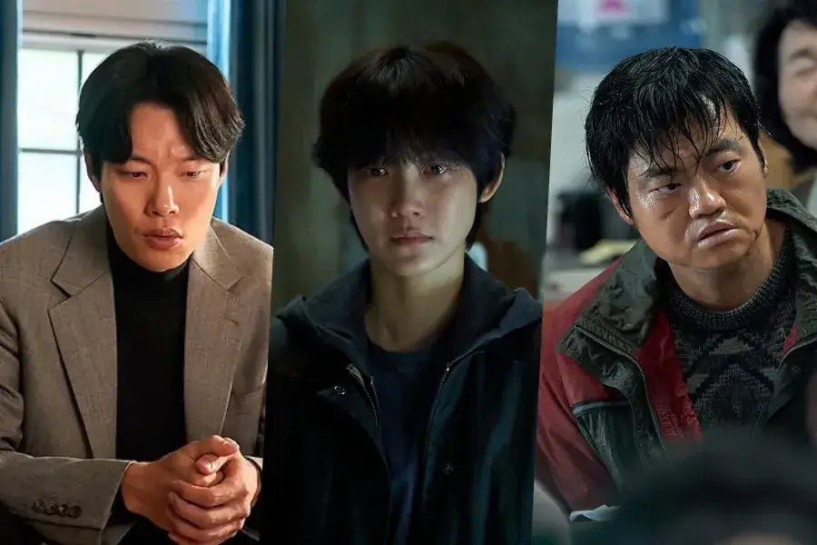 Ryu Jun Yeol Chases Shin Min Jae As Shin Hyun Been Trails Behind In Upcoming Film "Revelations" 그림