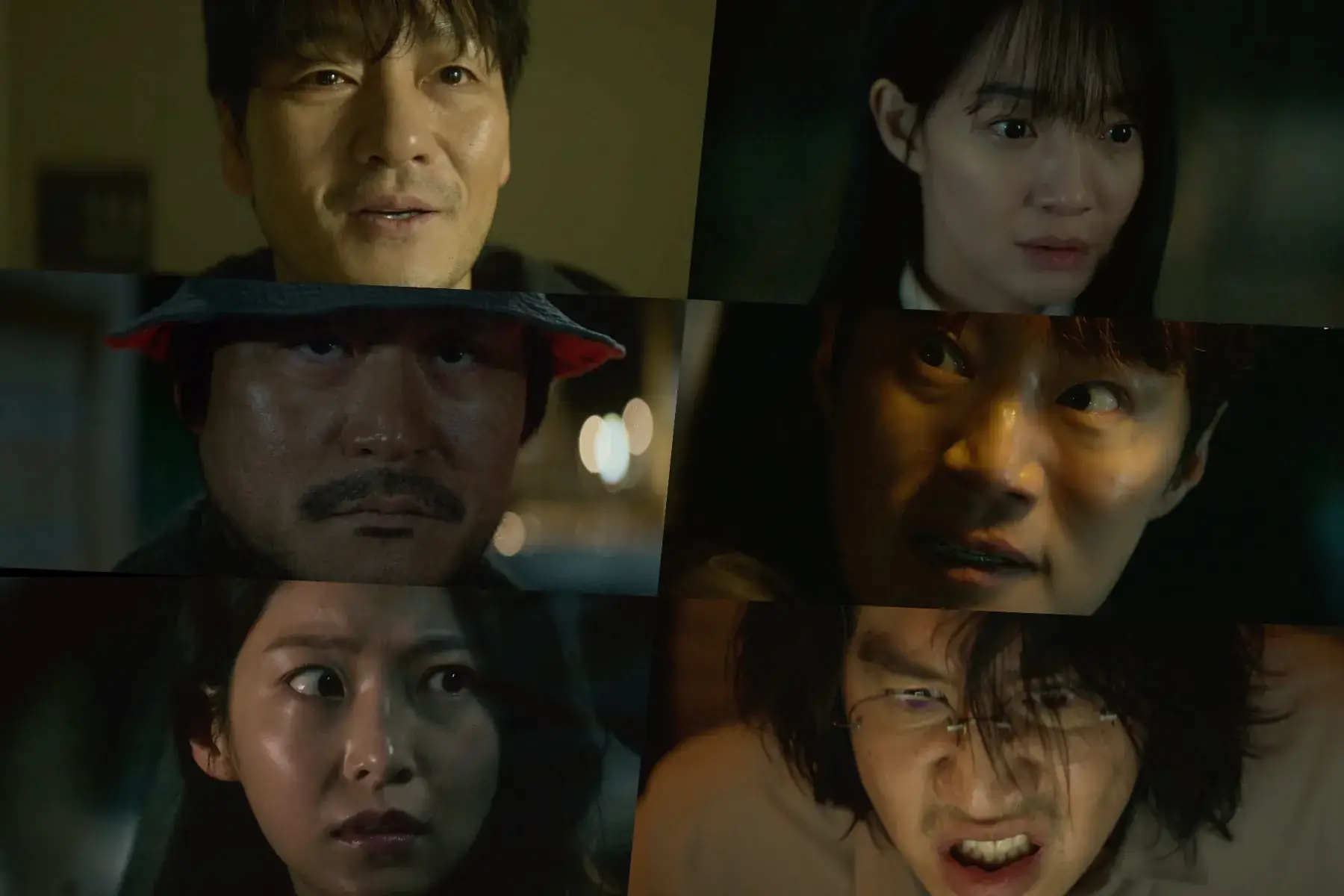 Watch: Shin Min Ah, Park Hae Soo, Lee Kwang Soo, And More Are Entangled In An Ill-Fated Relationship In Teasers For “Karma” 그림