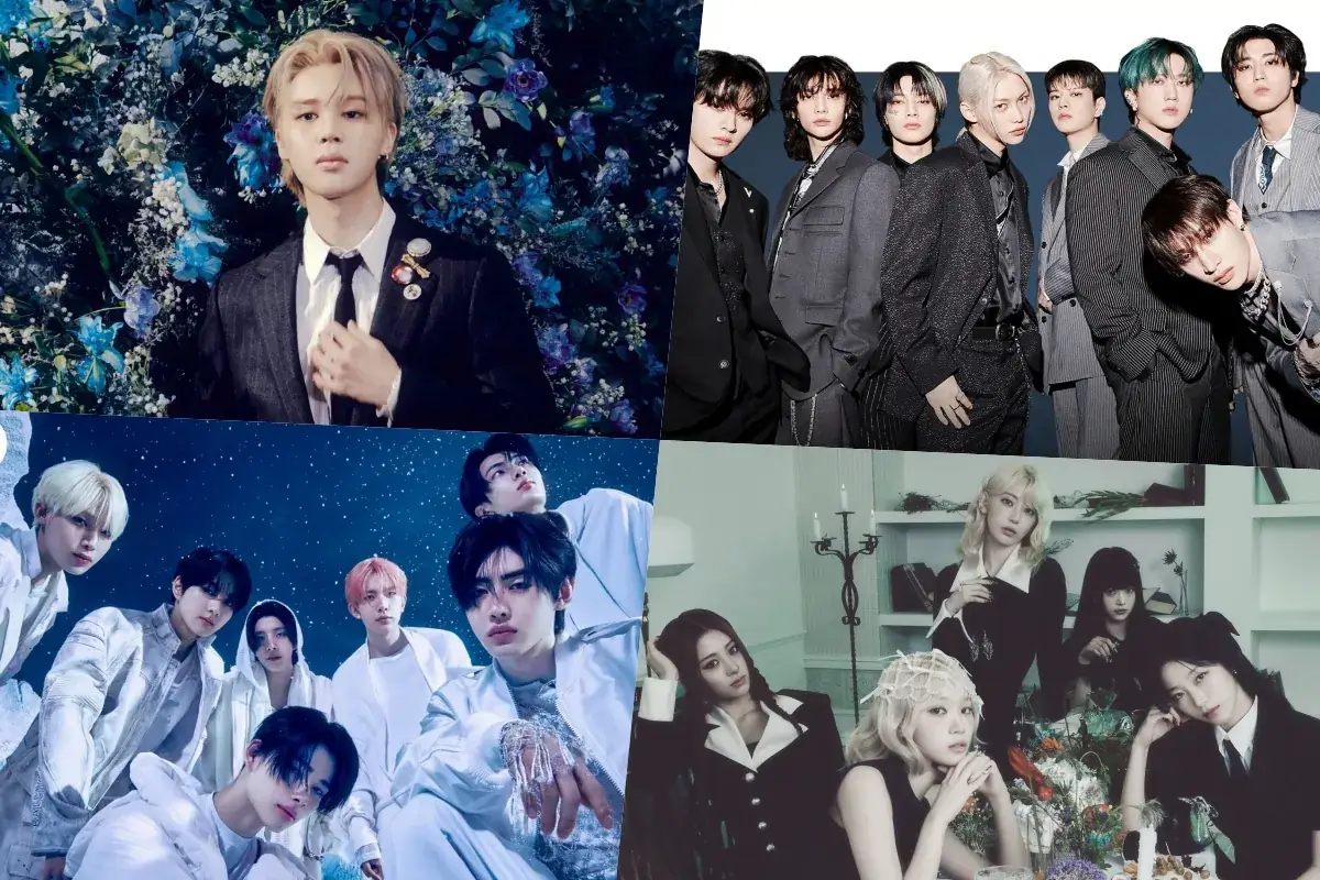 BTS's Jimin, Stray Kids, ENHYPEN, LE SSERAFIM, ATEEZ, ILLIT, And More Sweep Top Spots On Billboard World Albums Chart 그림