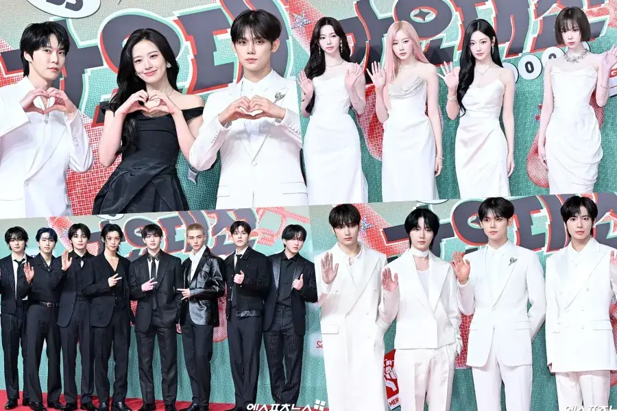 Stars Rock The Red Carpet At 2024 SBS Gayo Daejeon 그림